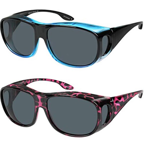 Polarized Fit Over Sunglasses UV Protection Unisex Wear Over Eyeglasses main image 5